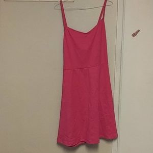 Womens spaghetti strap halter top dress